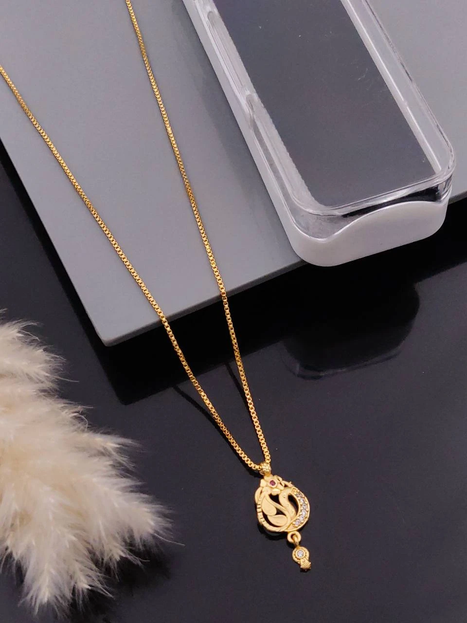 New Design Micro Chain Pendant Set