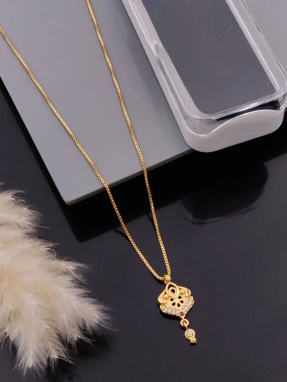 New Design Micro Chain Pendant Set