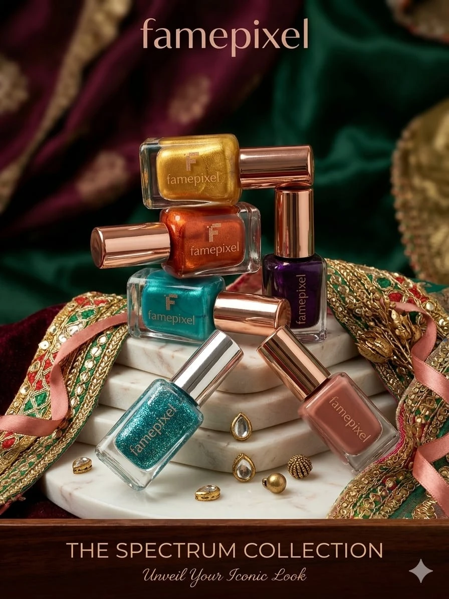 fame pixel 19-24 nail paint matte and shiny pack of 6