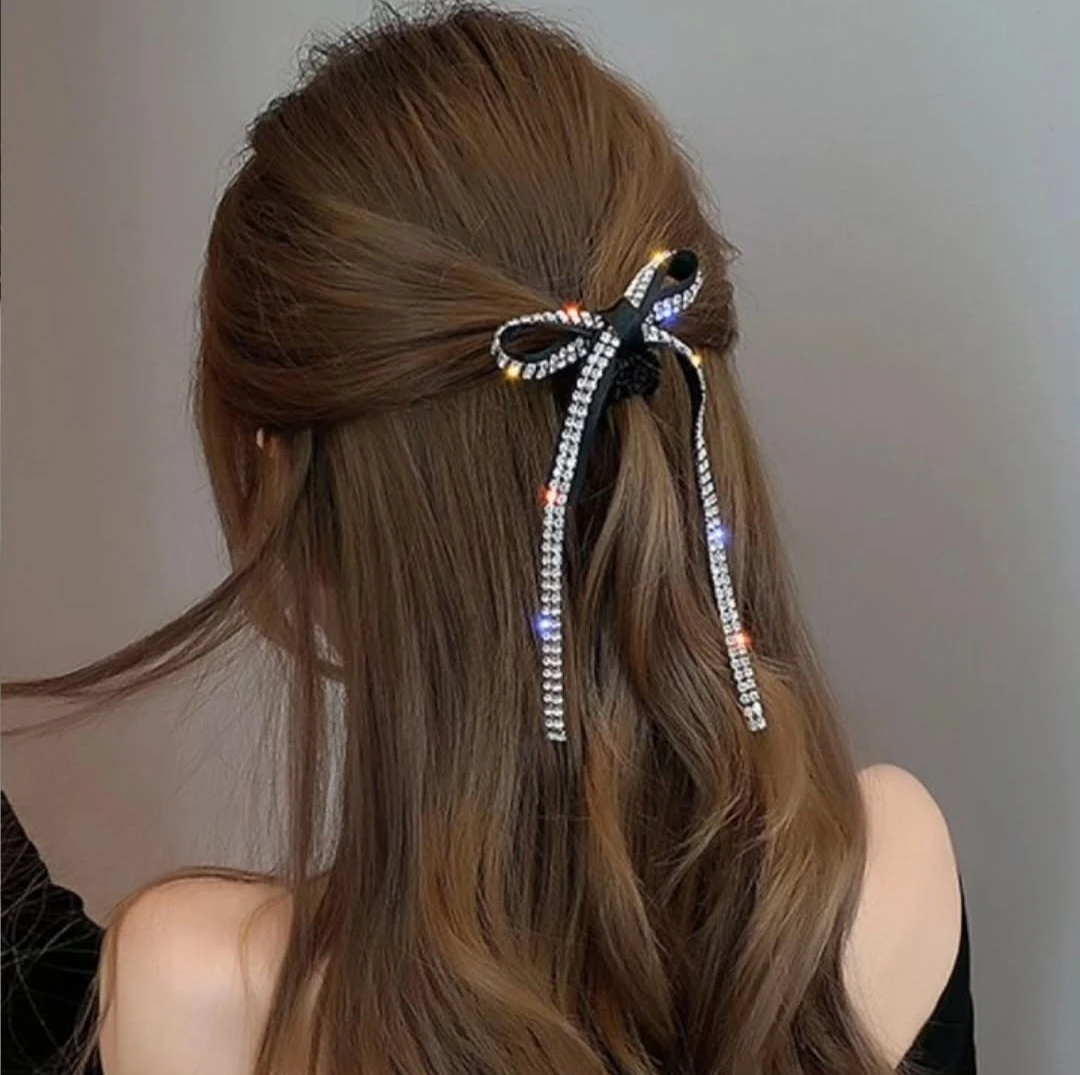 koren rhinestone rubber bands, hair ties for girls