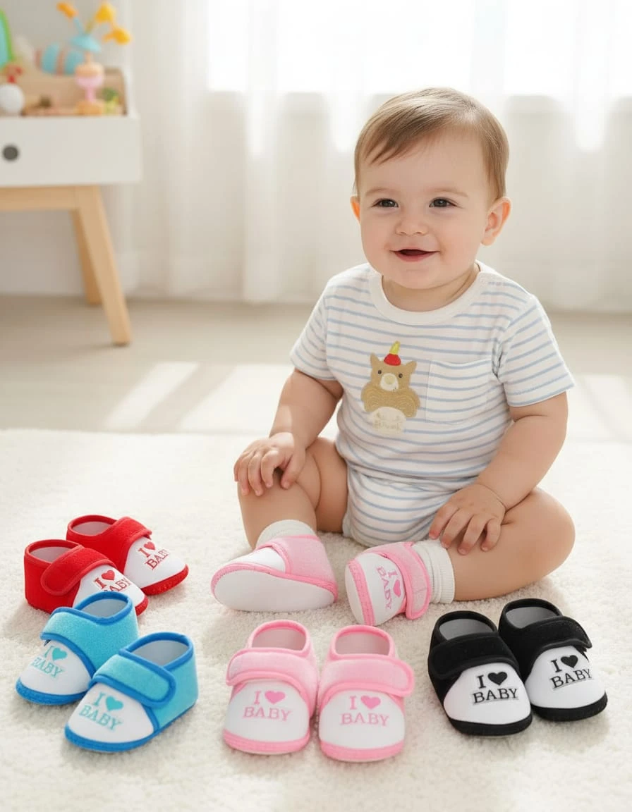 Soft Baby Booties for 9 to 12 Months