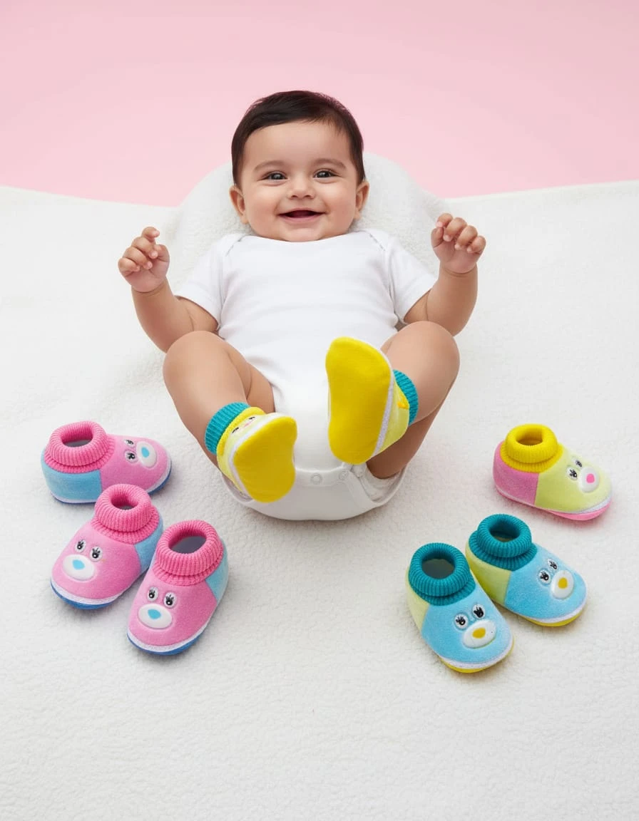 Soft Baby Booties for 9 to 12 Months