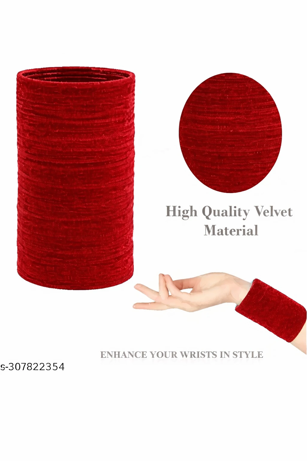 Red velvet bangles