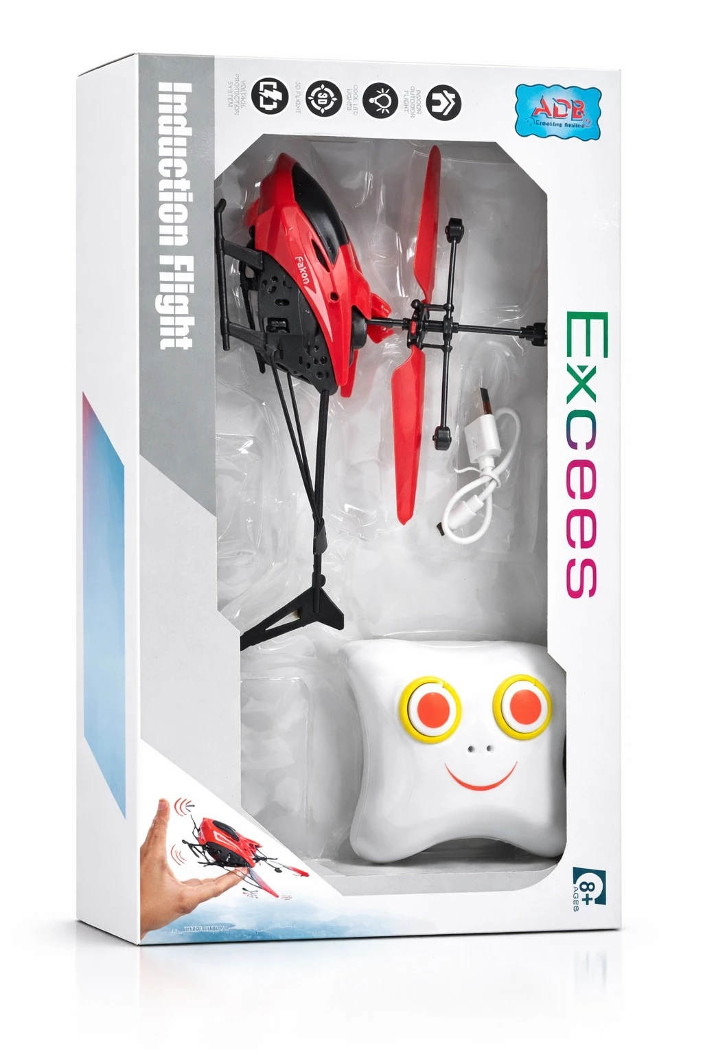 Induction Flying Helicopter