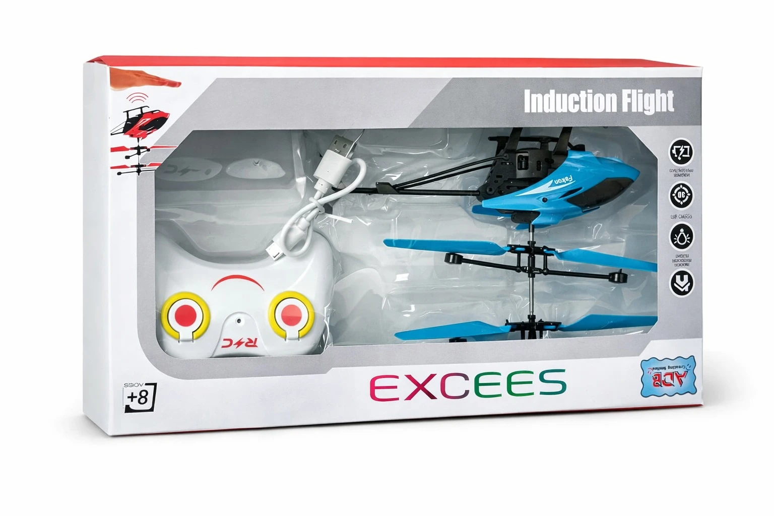 Induction Flying Helicopter