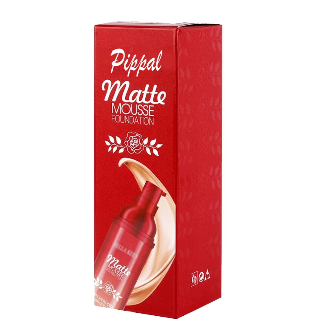Pippal Matte Mousse Foundation Cream Man And Woman 60ml (Pack Of 1)