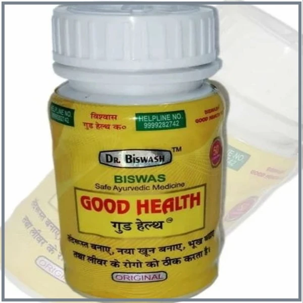 Dr. Biswash Good Health Capsules - Ayurvedic Weight Gain & Liver Health Supplement | Original Good Health Natural Formula