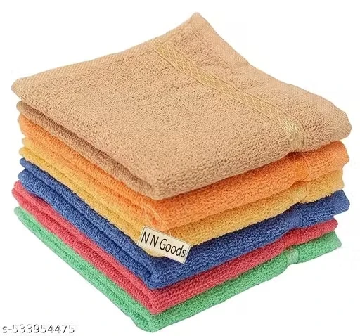 Confortable & Light-weight,Hankies-Set of 6 (11x11 inch, Multicolor)