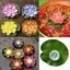 Sprqcart Floating Candle Night Lighting Bath Wedding Festival Lamp | Waterproof Lotus Romantic Beautiful Water Sensor Diya LED Candles for Home Decoration | Diwali Gift (Pack of 2)