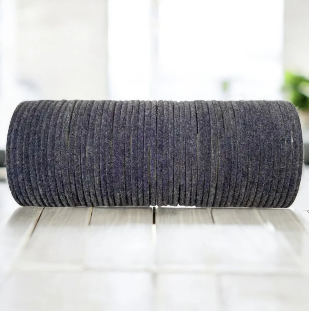 Set of 48 Grey Velvet Bangles for Women | Soft Velvet Chudi Set | Designer Bridal Wedding Bangles | Party Wear Fancy Chura | Traditional Ethnic Jewellery | Full Hand Bangle Set for Girls Ladies