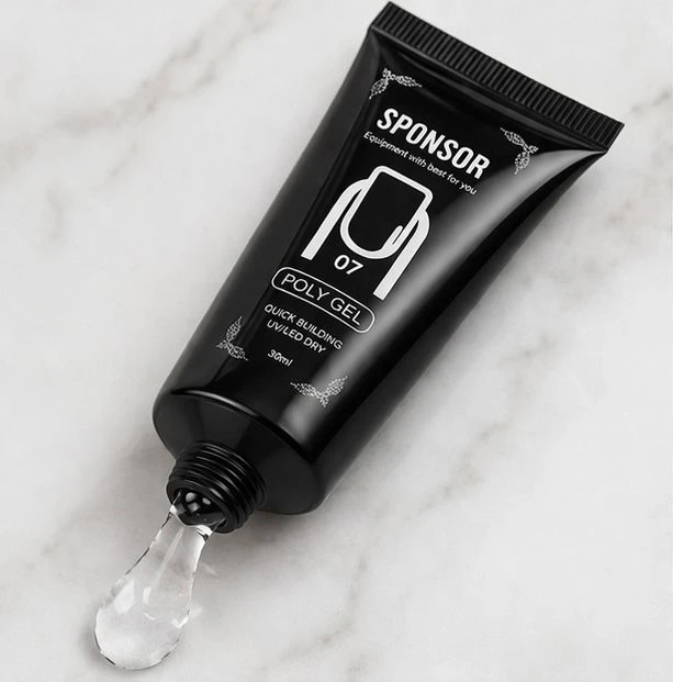 IVORY TIPS PolyGel Quick Upgrade Poly Gel Kits,30ML Polygel Nail Kit Builder Gel,Nail Extension Gel Trendy Nail Art Design Salon Nail Easy DIY at Home (1 CLEAR) (UV/LED LAMP REQUIRED)