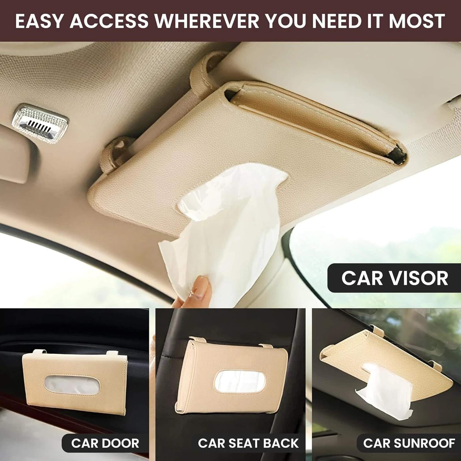tissue holder for car