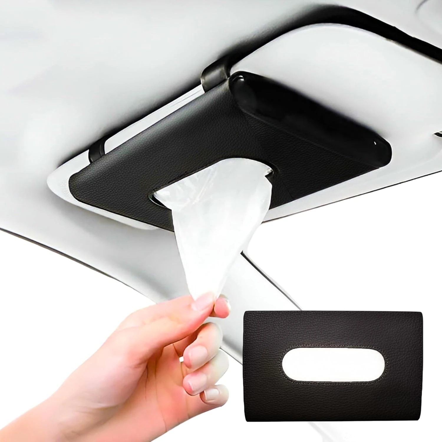 Premium Compact Tissue Box Holder – Home & Car Use