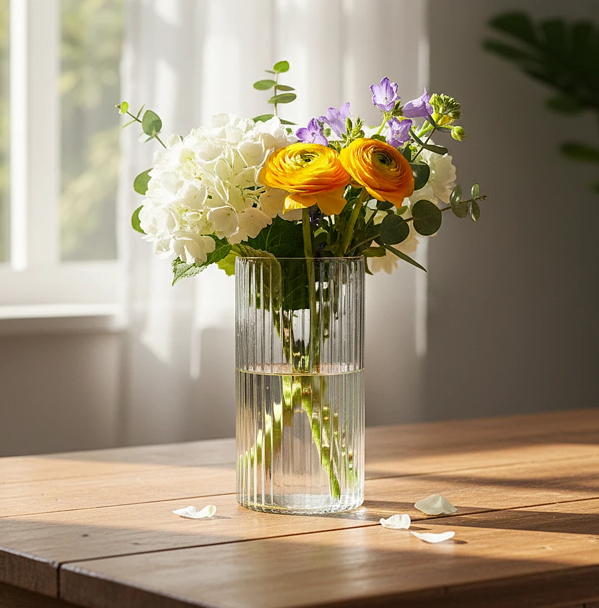 description this glass vase for amazon listing