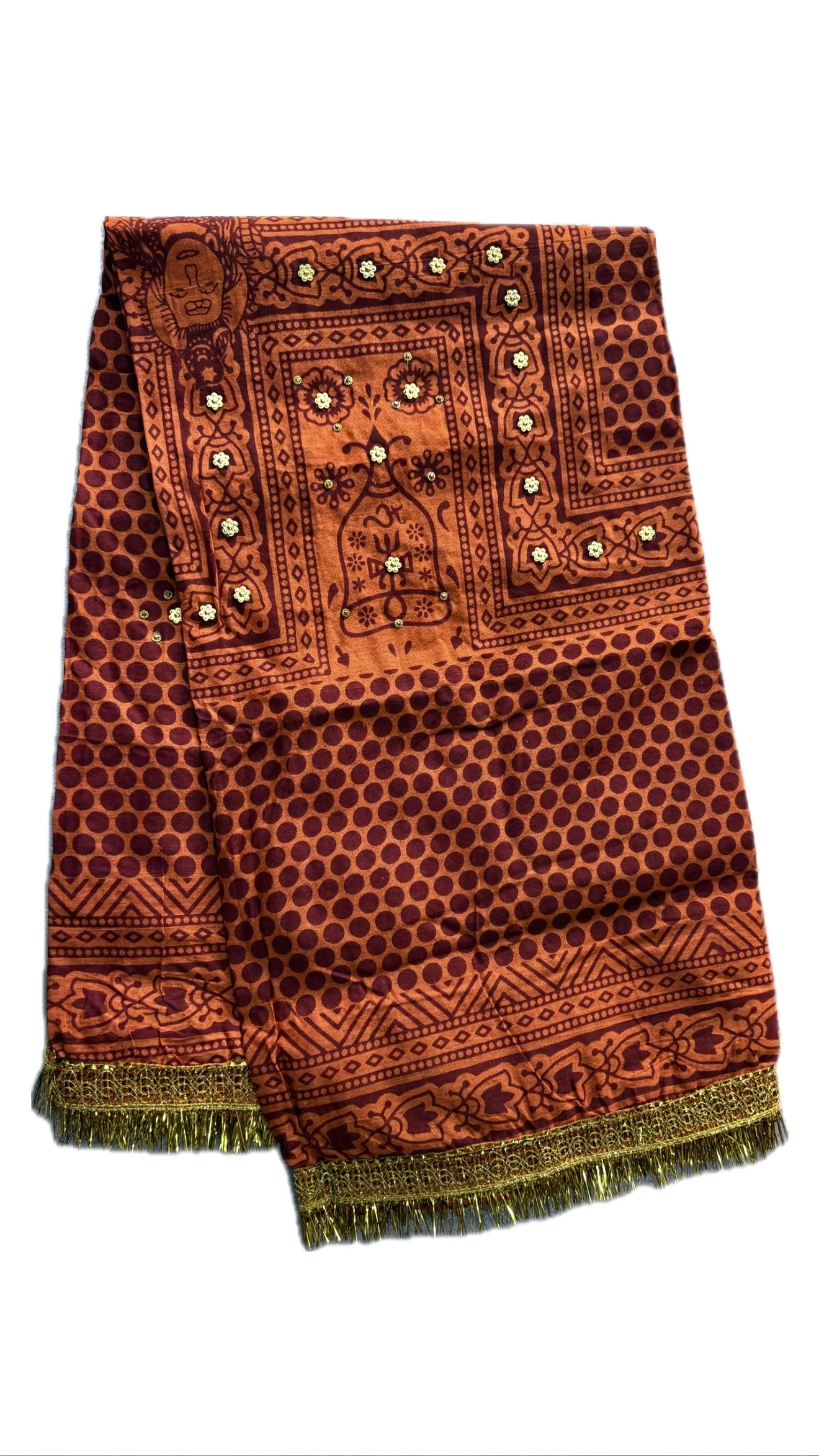 Garhwali Kumaoni Pichora Dupatta for Women – Traditional Pure Cotton Silk Wedding & Religious Pichora Chunari