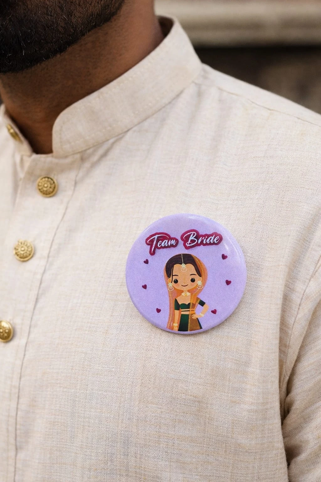 Team Groom Badge