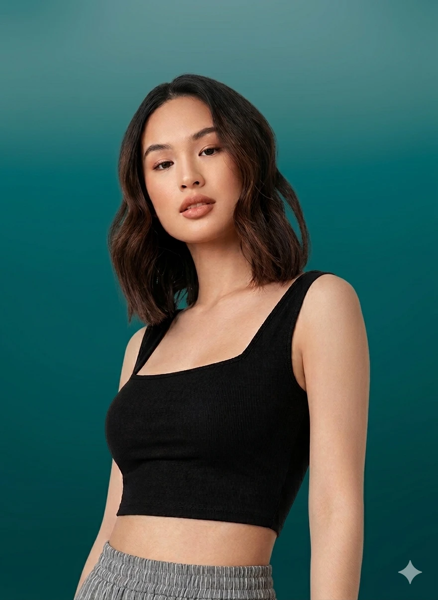 SUTEKI Women fashionable crop top