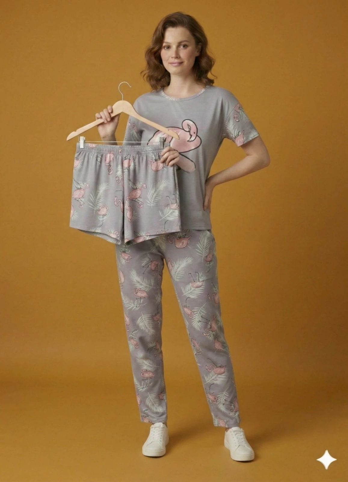 Yolim FashionEveryday 3-Piece Night Suit Combo for Women | Yolim Fashion Breathable Printed Loungewear | Top, Bottom & Shorts Sleepwear Set