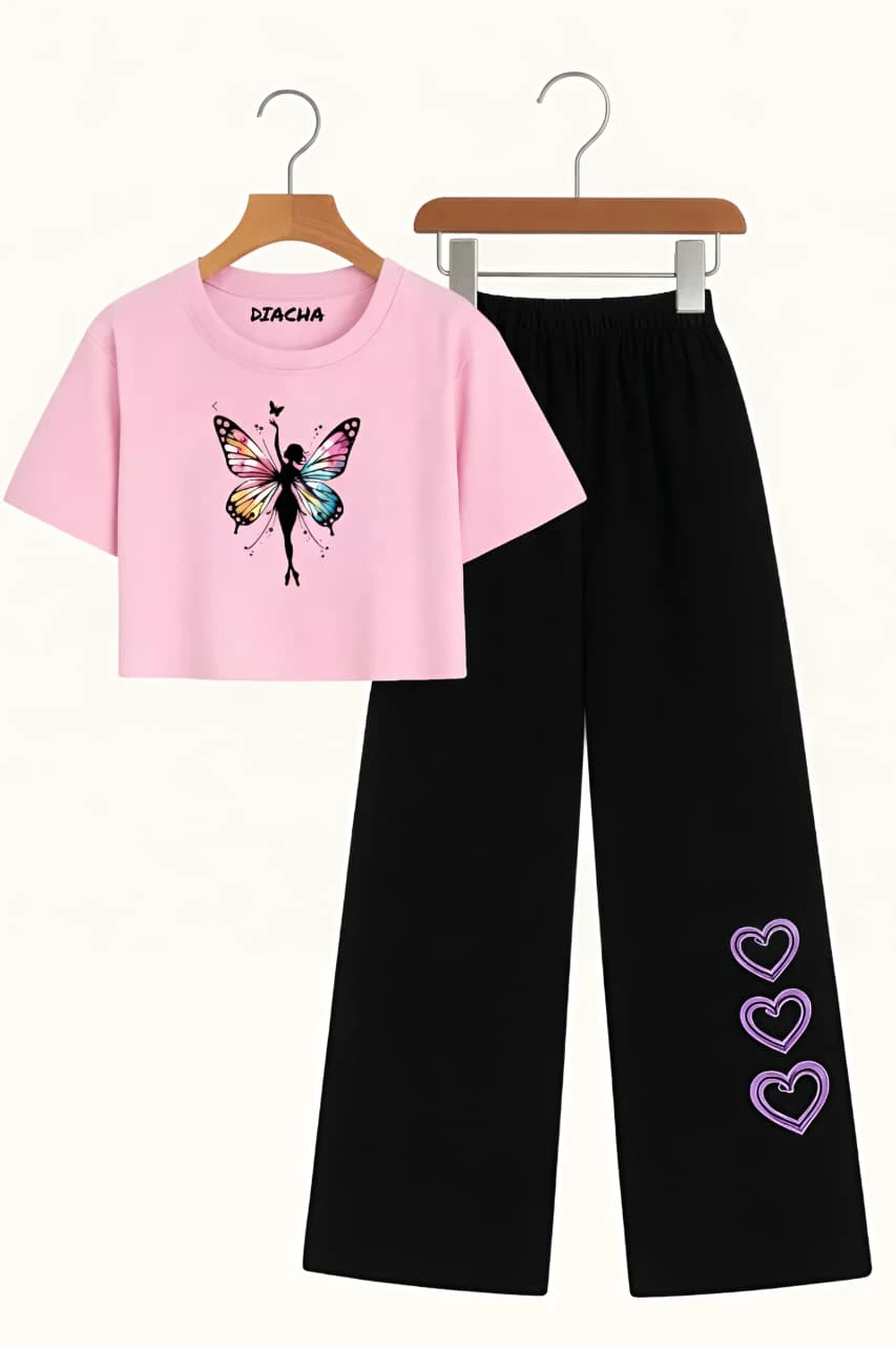 Girls crop top set