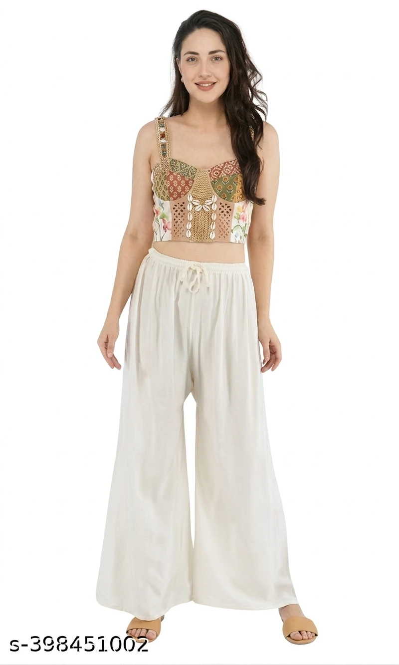 SUTEKI Designer Trendy Women Palazzos