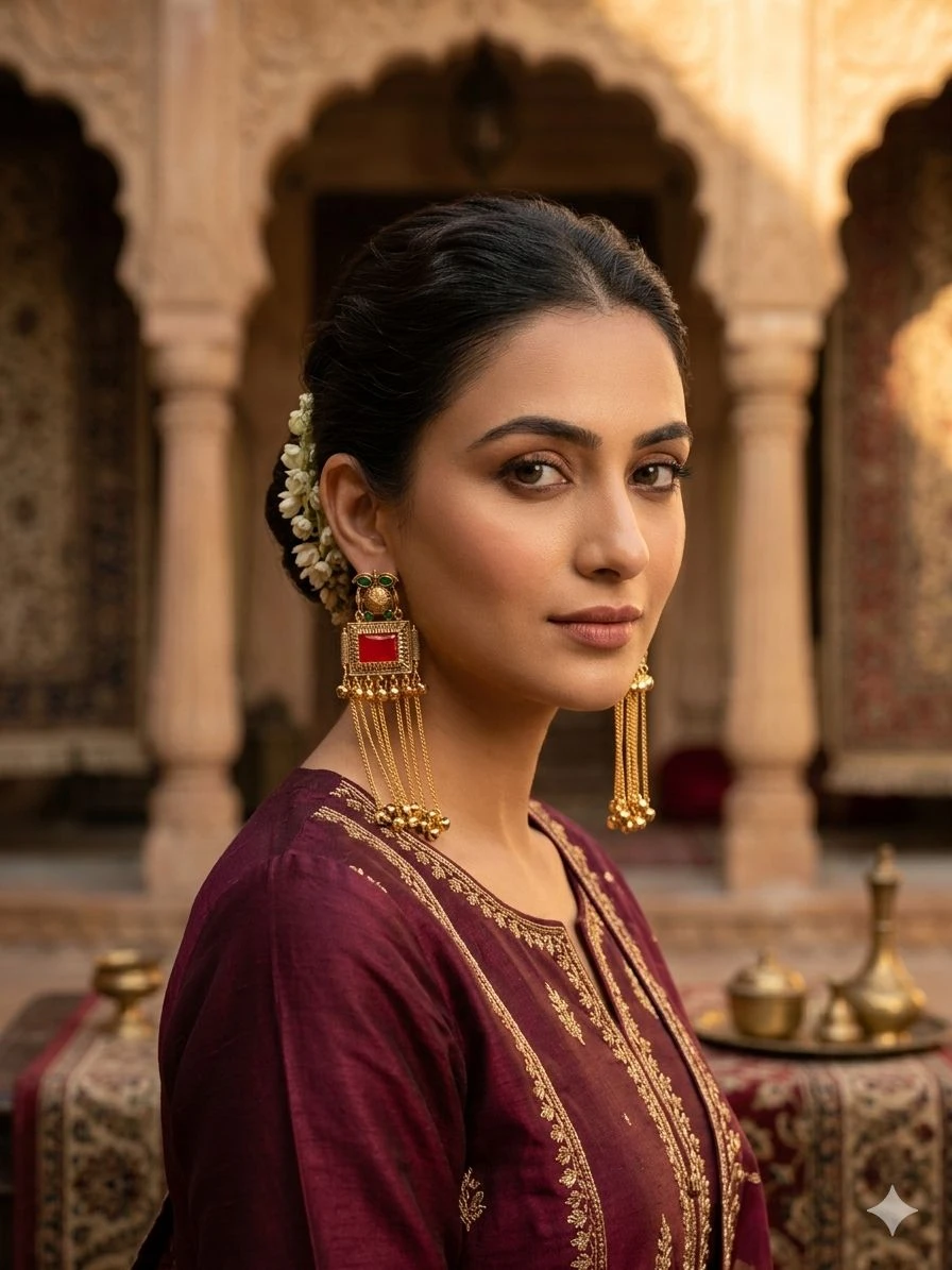 “Afghani Jhumka Earrings