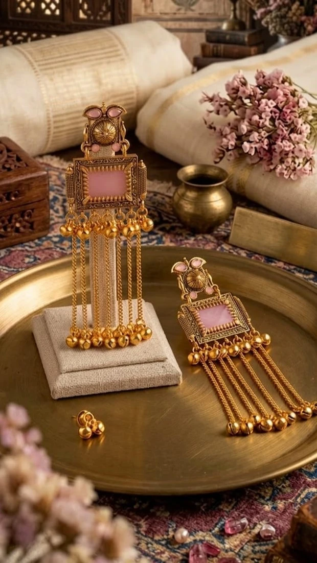 “Afghani Jhumka Earrings
