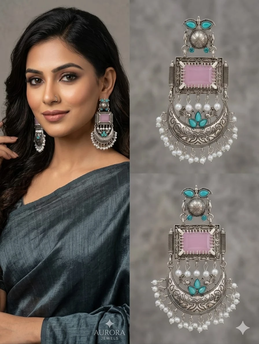 “Afghani Jhumka Earrings