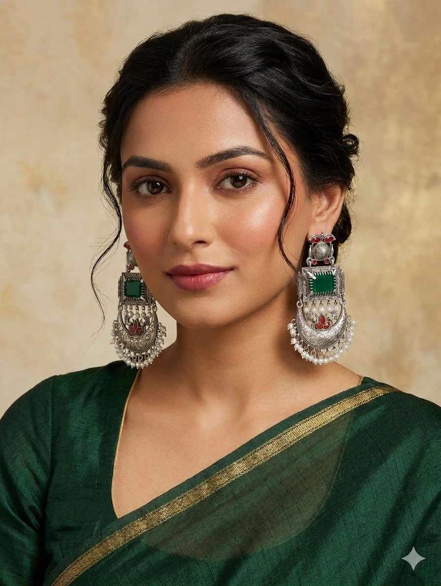 “Afghani Jhumka Earrings