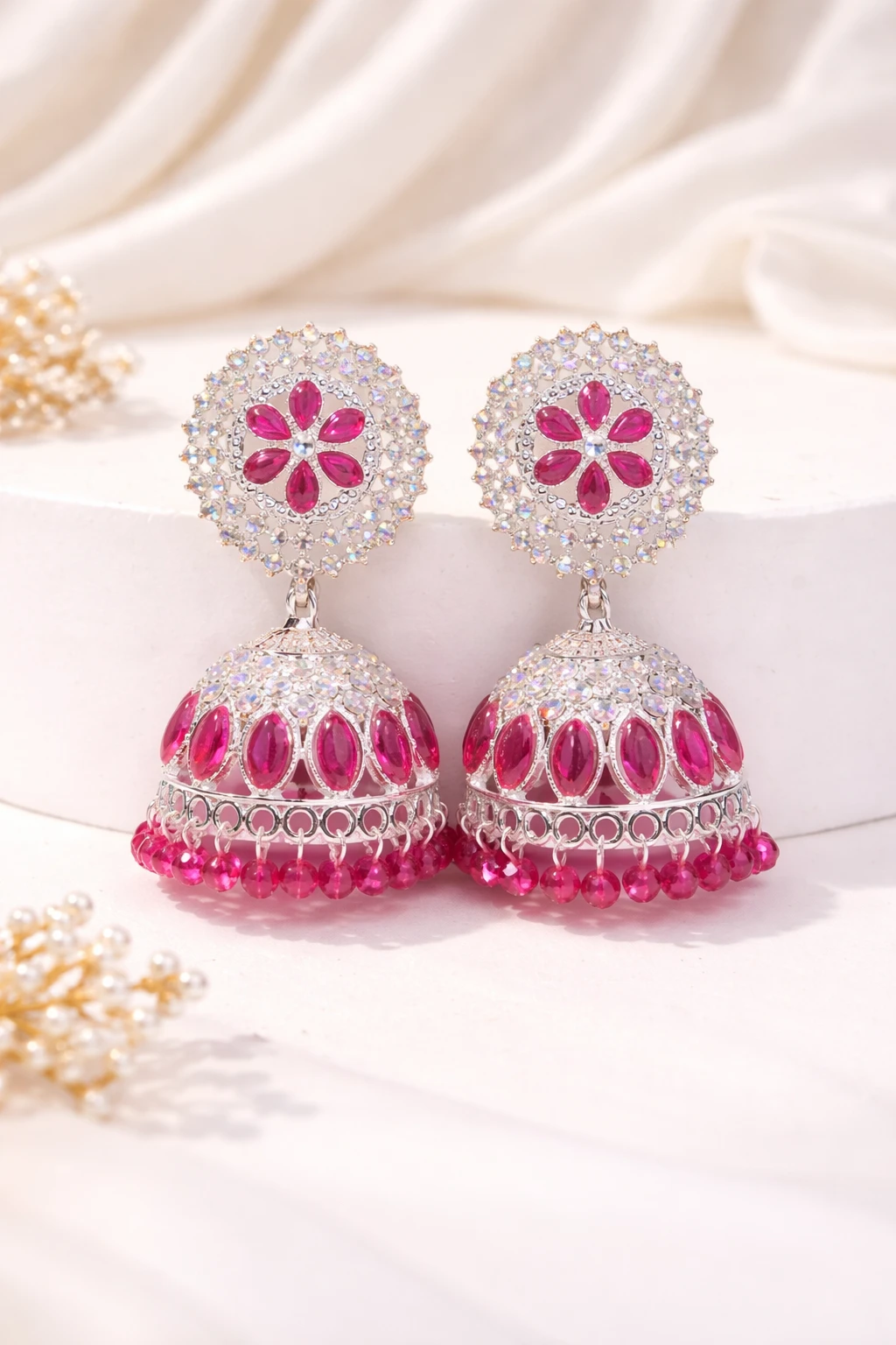 PINK JHUMKA
