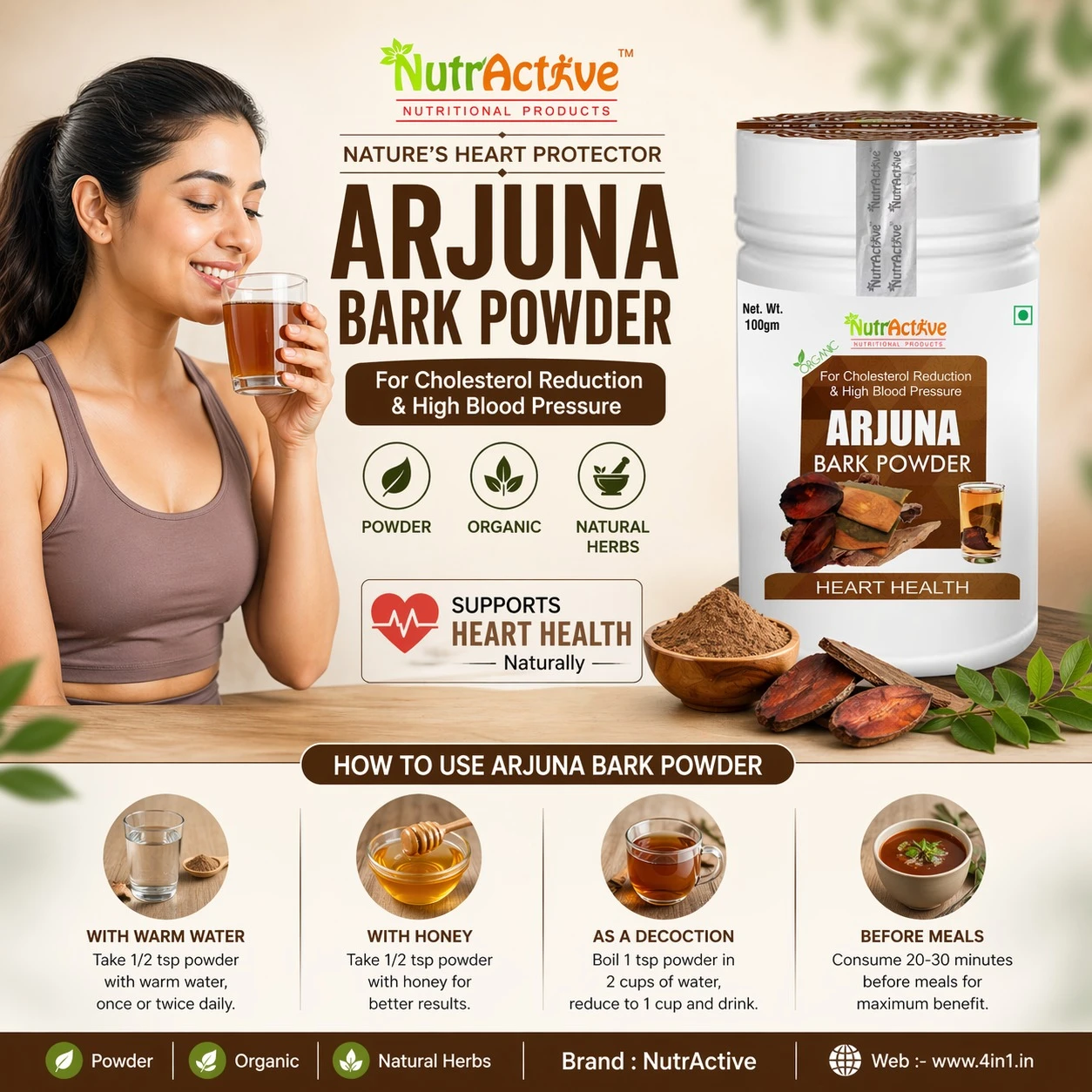 ARJUNA BARK POWDER