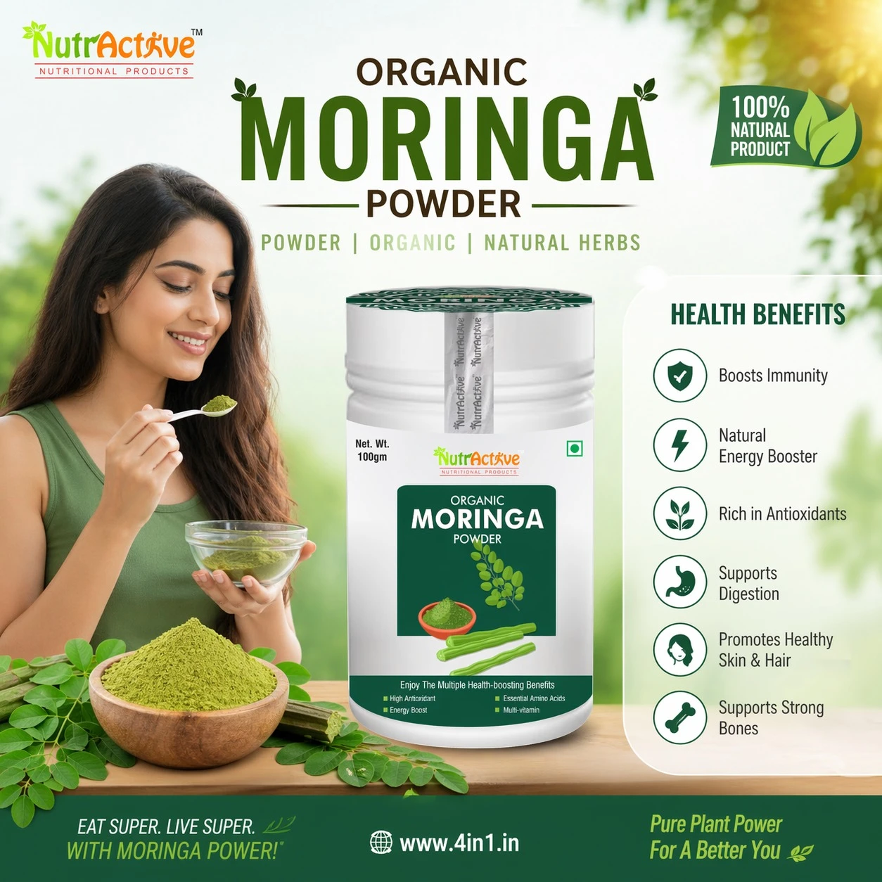 ORGANIC MORINGA POWDER
