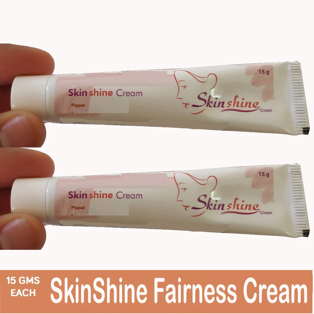 Skin shine cream helps reduce scars, marks, blemishes, and dark circles under the eyes (Pack of 2x15gm)