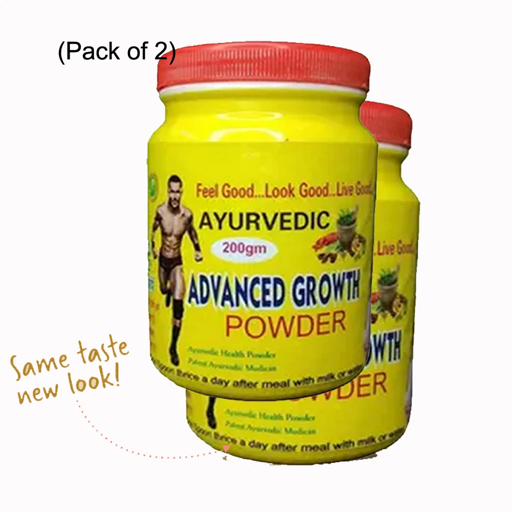 ADVANCE GROWTH POWDER INCREASE YOUR HEALTH HEIGHT PERSONALLY 200gm (Pack of 2)