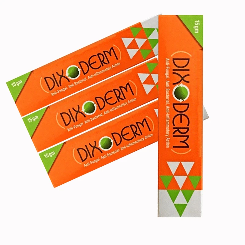 Dixoderm Ketoconazole Iodochlorhydroxyquin Tolnaftate Neomycin Clobetasol Propionate Cream(pack of 4)