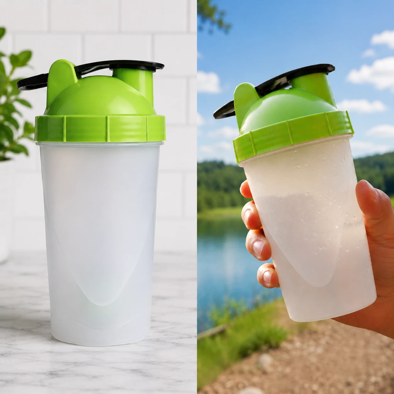 Premium Fitness Shaker Bottle – 500ml