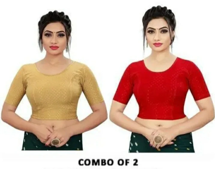 Women Designer Blouse Combo Pack of 2 Party Wear