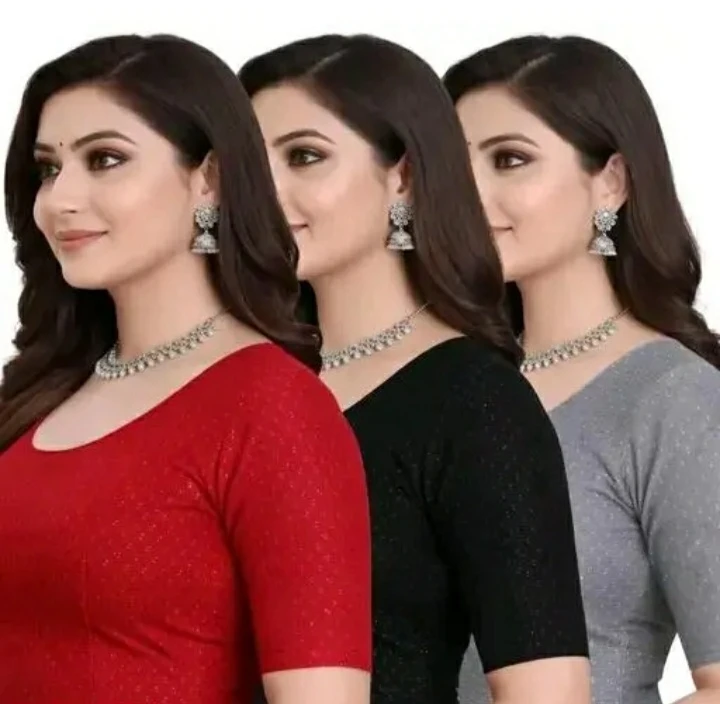 Women Designer Blouse Combo Pack of 3 Party Wear