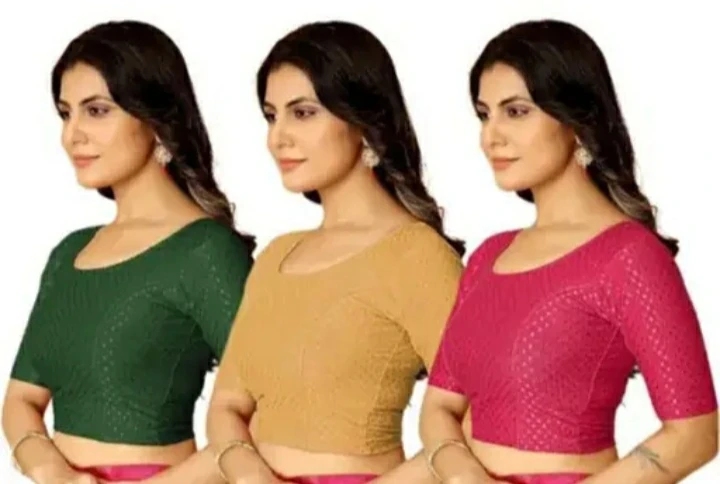 Women Designer Blouse Combo Pack of 3 Party Wear