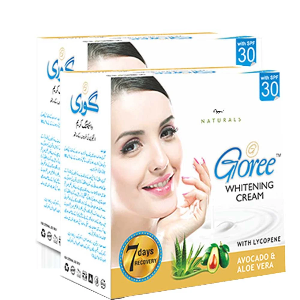 (Pack Of 2) Goree Beauty Cream with Day & Night Cream Fairness Cream Whitening Face Creem Anti-Ageing 30Gm 100% Original