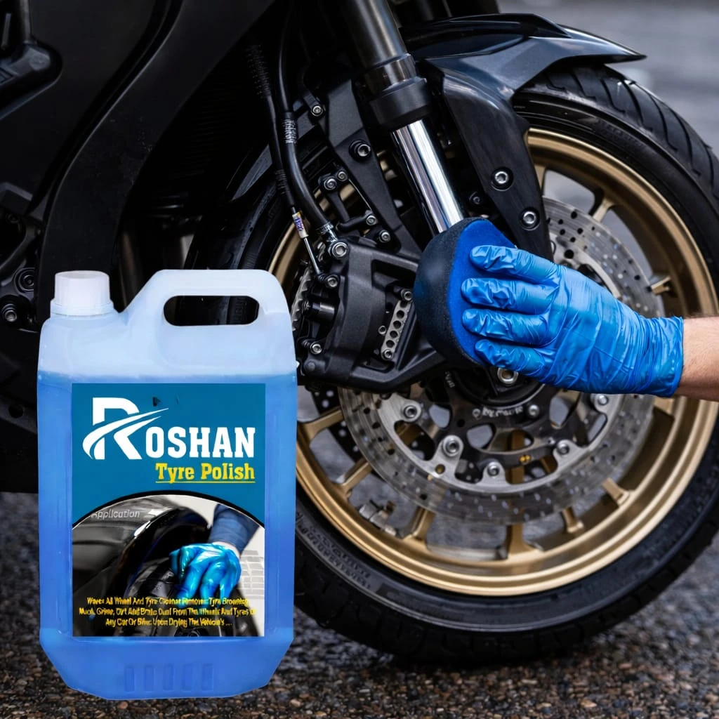 Tyre Polish Spray for Car & Bike | Long Lasting Shine & Protection | Instant Wet Look Tyre Cleaner for All Vehicle Tyres