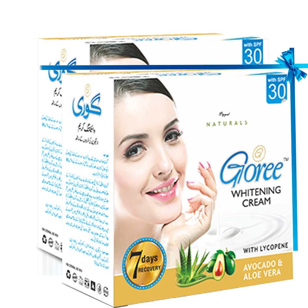(Pack Of 2) Goree Beauty Cream with Day & Night Cream Fairness Cream Whitening Face Creem Anti-Ageing 30Gm 100% Original