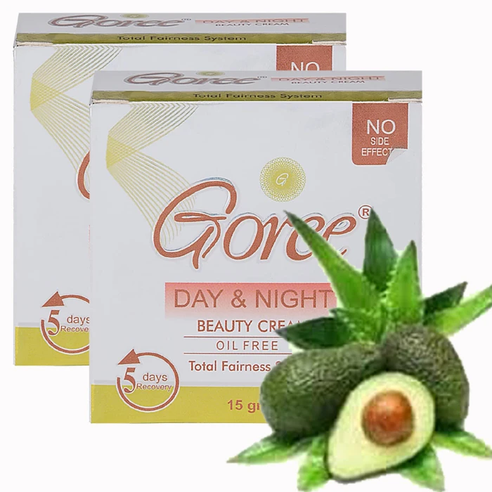 Goree Beauty Cream with Day & Night Cream Fairness Cream Whitening Face Creem Anti-Ageing 30Gm 100% Original (Pack Of 2)