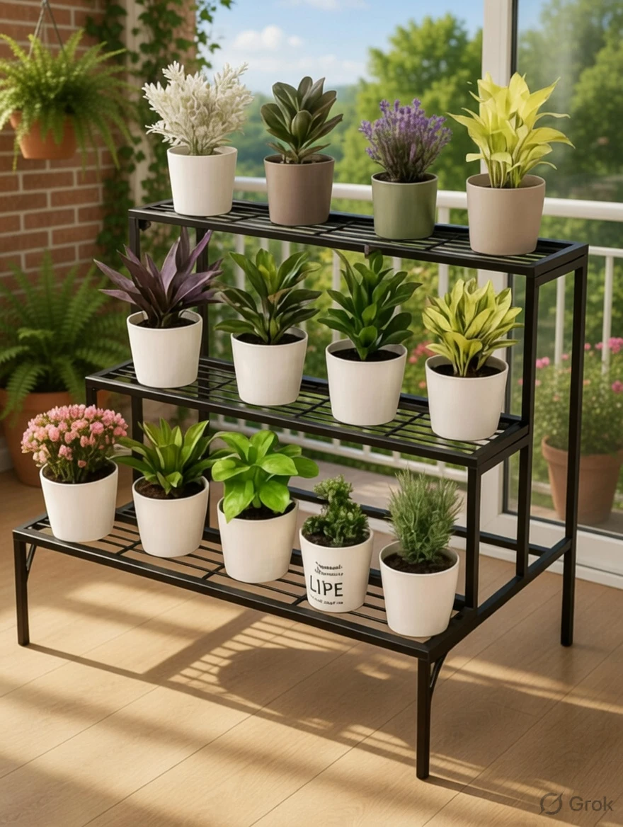planter stand for outdoor balcony
