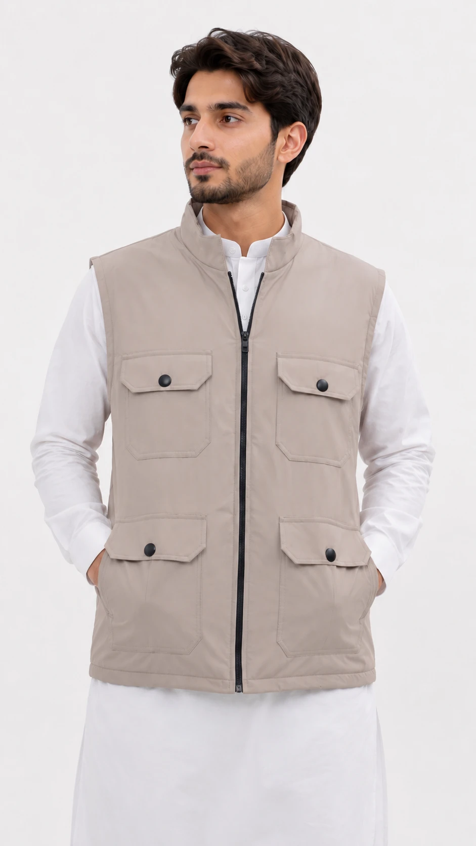 D.NO-1012 MEN'S SLEEVELESS JACKET