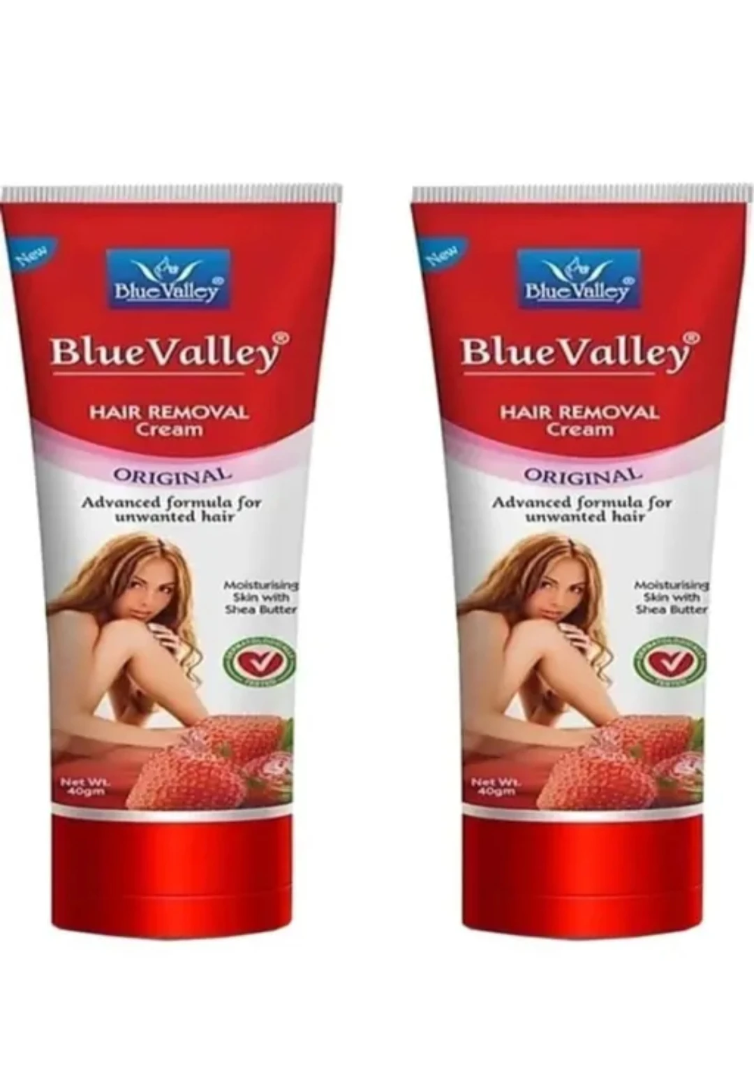 pack of 2 blue velly hair remova;l cream 40gm each