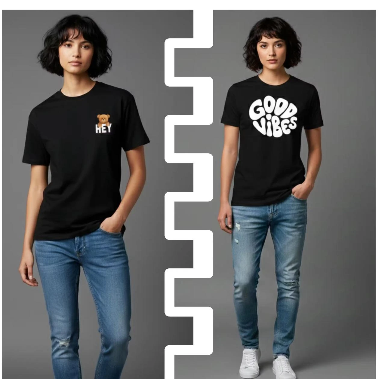 "Combo of 2 Oversized "T-shirt under 250"