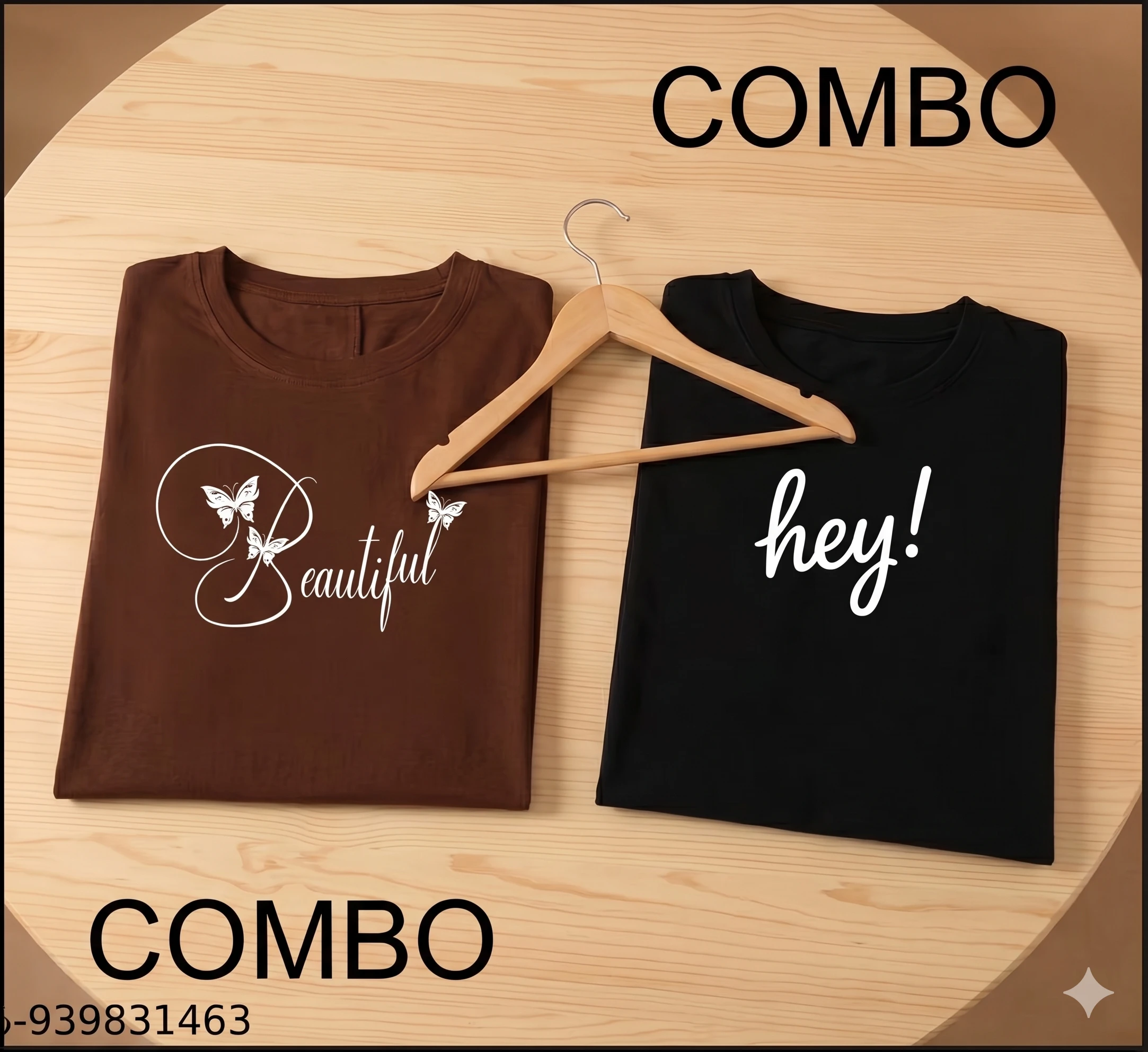 Stylish Printed Oversized Women's T-shirts (COMBO PACK OF 2)