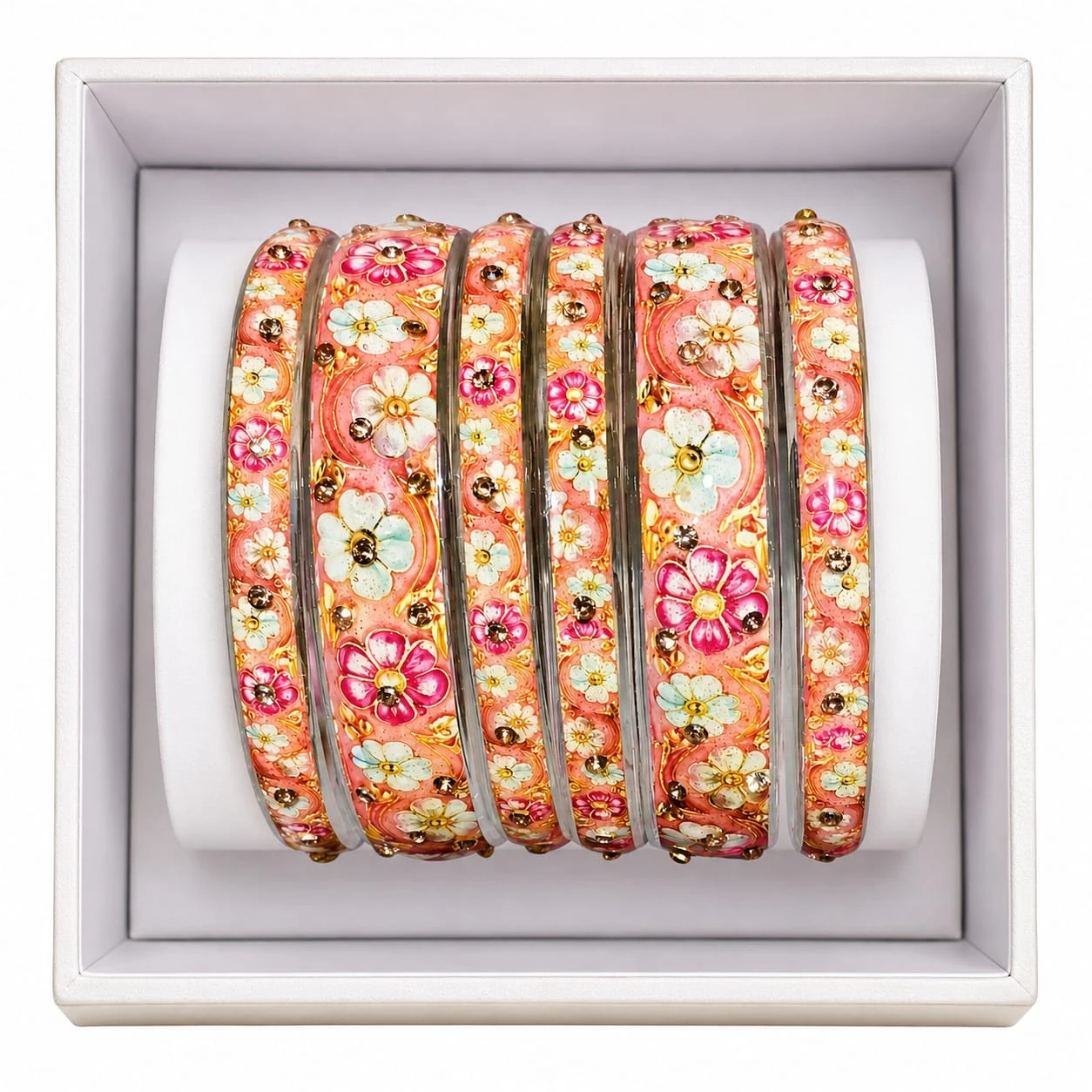 Flower Shine Bangles