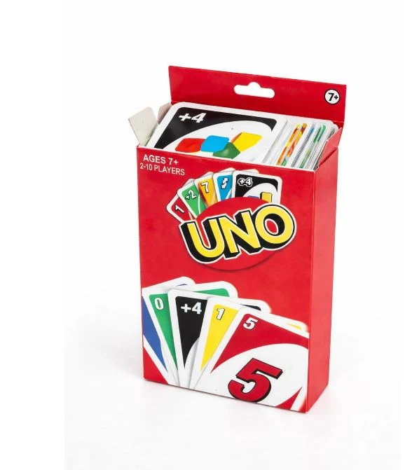 B INIK Classic Card Game, Family Fun Entertainment, Colorful Number and Action Cards, 2-10 Players, Ages 7+