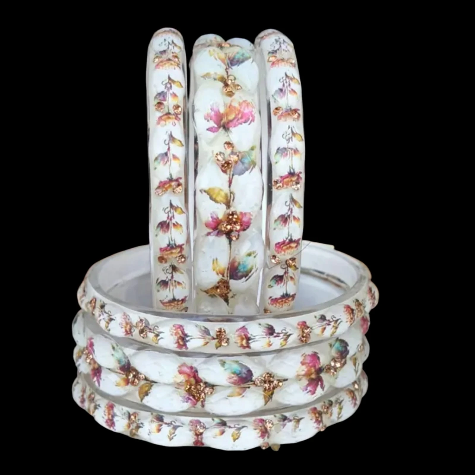 White Flower Sticker